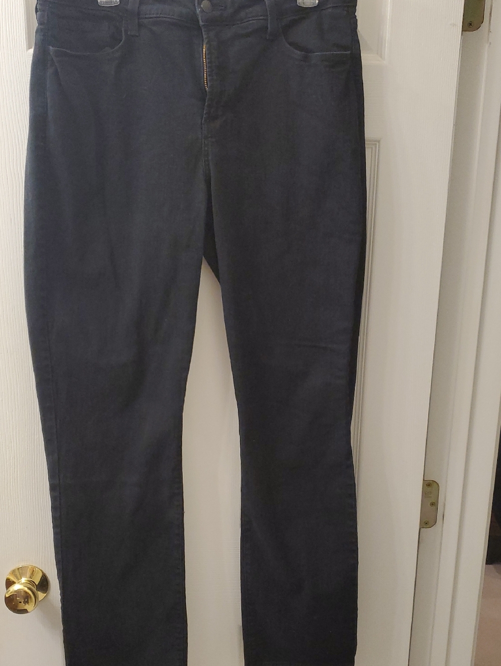 NYDJ Women's Dark Navy Straight-Leg Jeans